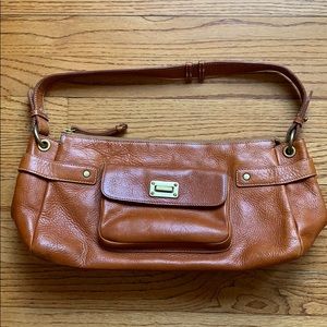 Ralph Lauren Camel Leather Shoulder Bag